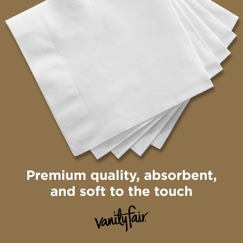 Vanity Fair Entertain Paper Napkins, 40 Count (Pack of 8), Disposable Napkins Made For Entertaining And Events - Image 5